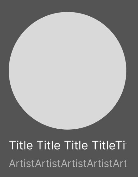 Artist Card default state from supplied Figma study