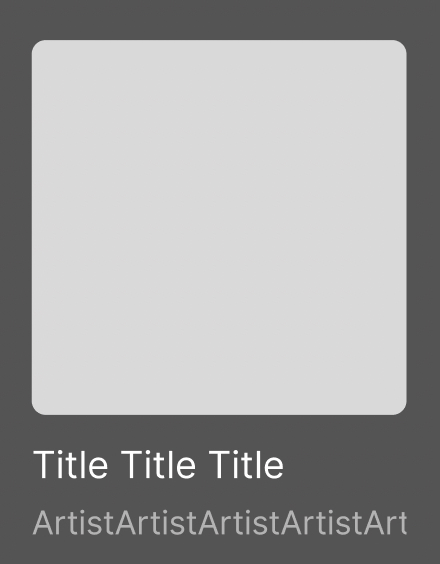 Song Card default state from supplied Figma study