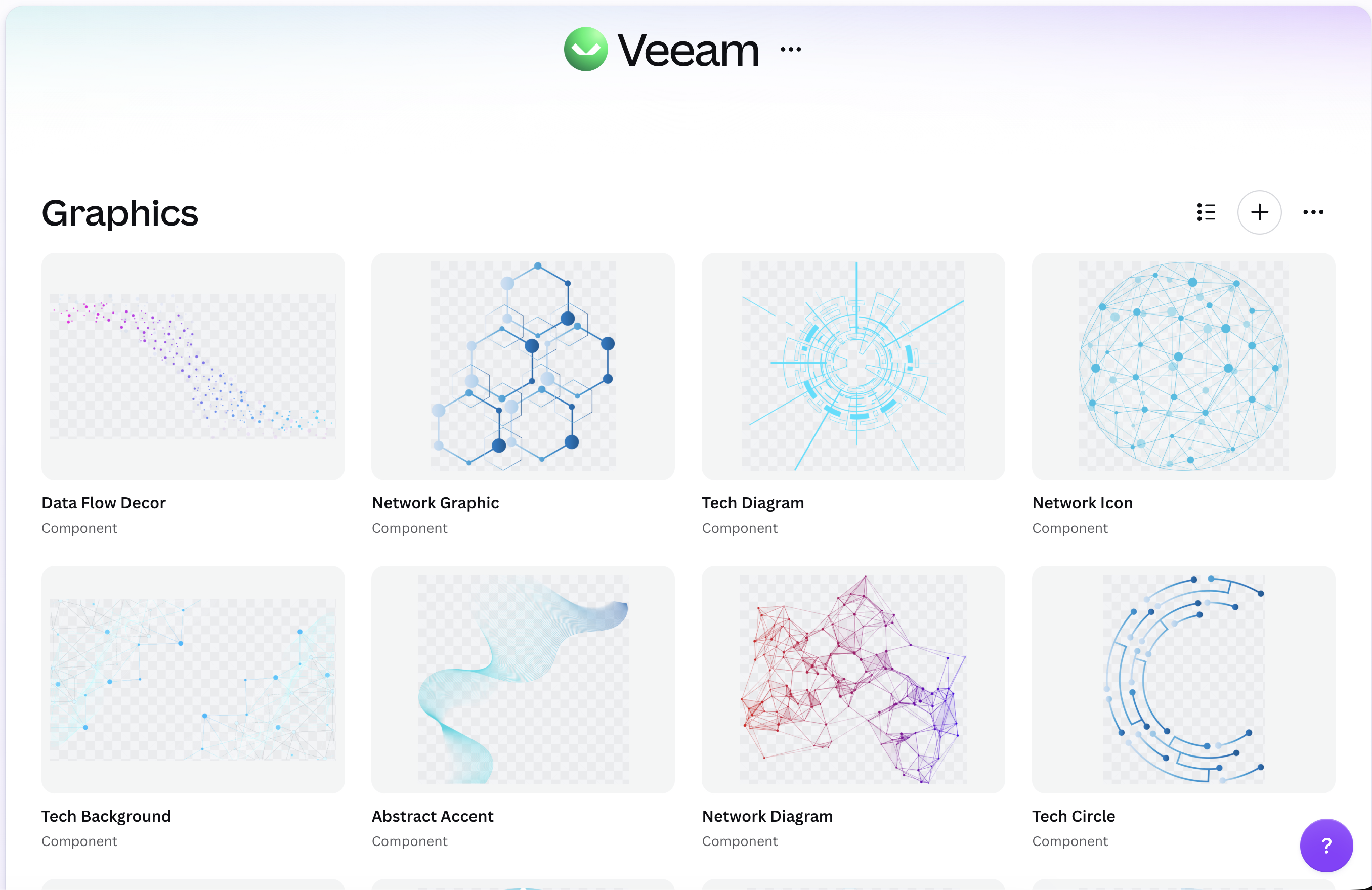 Veeam Canva graphics library