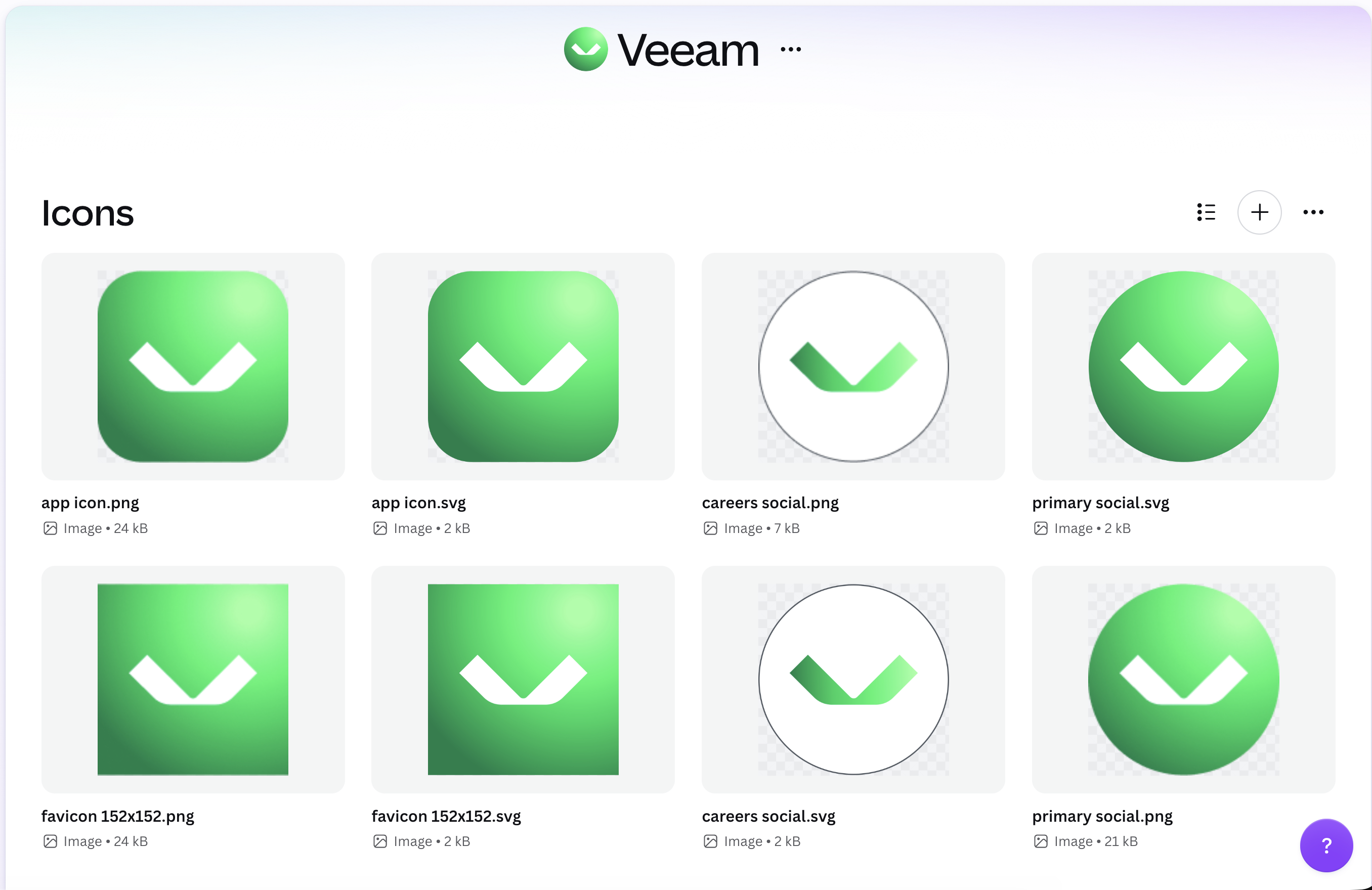 Veeam Canva icon library
