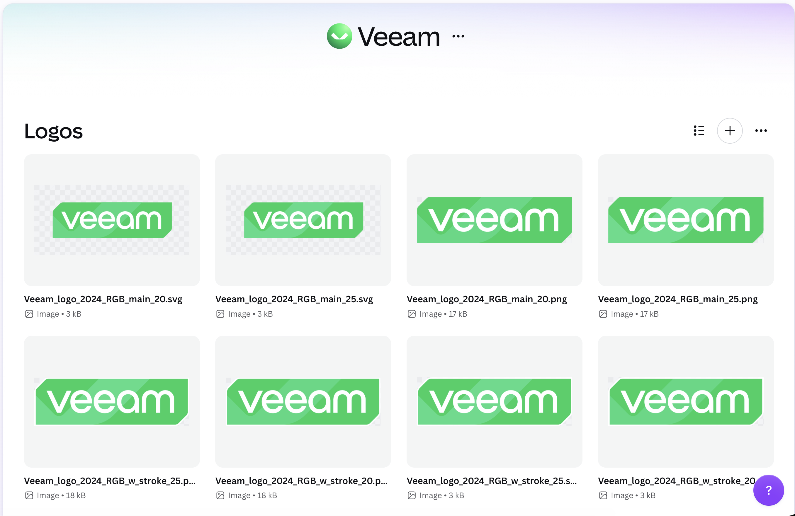 Veeam Canva logo library
