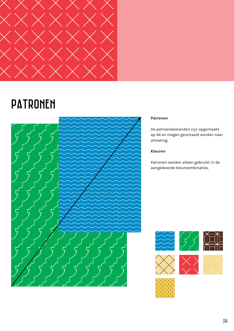 ZAANS brandbook pattern reference