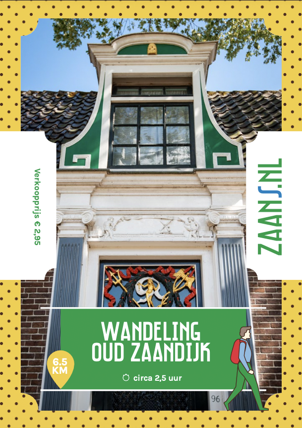 Dutch cover of the Wandeling Oud Zaandijk guide