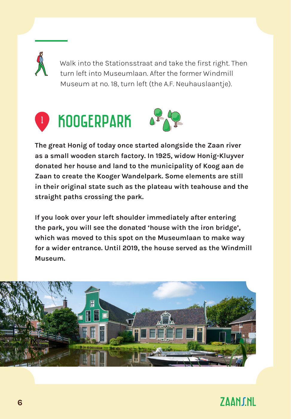 English Koogerpark route page